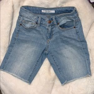 Joe’s Jeans Distressed Denim Bermuda Shorts